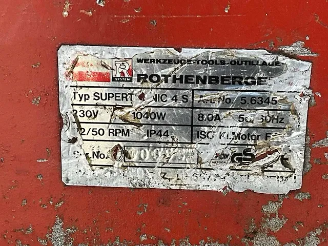 Rothenberger supertronic 4s draadsnijmachine - afbeelding 4 van  7