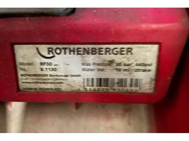 Rothenberger testpomp divepro - afbeelding 3 van  4