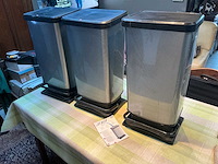 Rotho 30l afvalemmers (3x) - afbeelding 1 van  1