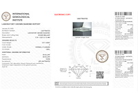 Round brilliant diamant 0.51 ct – f/if – ig - afbeelding 3 van  3