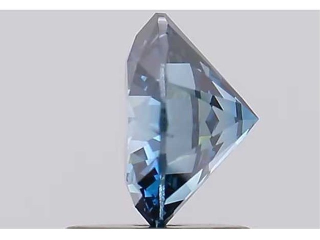 Round brilliant diamant 1.05 ct – fancy vivid blue/vs1 – igi - afbeelding 2 van  3