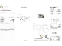 Round brilliant diamant 1.05 ct – fancy vivid blue/vs1 – igi - afbeelding 3 van  3