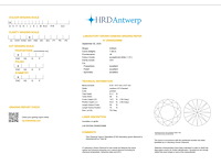 Round diamant 1.06ct – d/vs1 – hrd - afbeelding 4 van  4