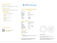 Round diamant 2.01ct – e/vvs1 – hrd - afbeelding 3 van  3