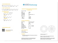 Round diamant 3.28ct – d/vs1 – hrd - afbeelding 3 van  3