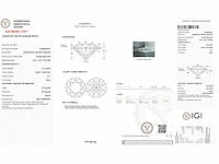Round diamond 1.10 ct fancy pink vs1 (igi certified) - afbeelding 2 van  3