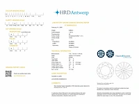 Round diamond 1.39 ct d/vvs2 (hrd certified) - afbeelding 4 van  4
