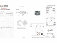 Round diamond 2.10 e/vvs2 (igi certified) - afbeelding 4 van  5