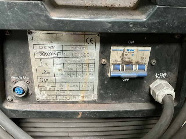 Rowac 400dc lasinverter - afbeelding 4 van  4