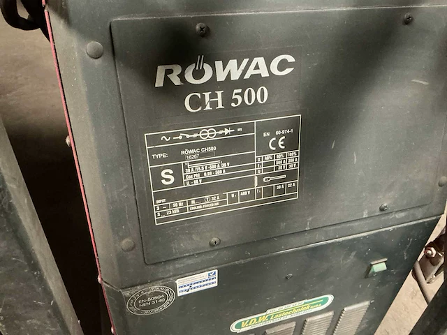 Rowac ch500 mig lasapparaat - afbeelding 3 van  7