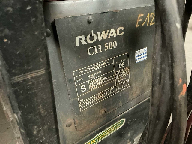 Rowac ch500 mig lasapparaat - afbeelding 2 van  5