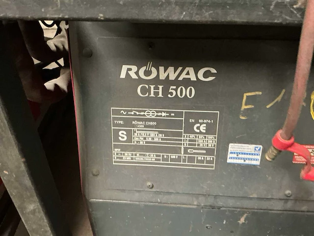 Rowac ch500 mig lasapparaat - afbeelding 3 van  6