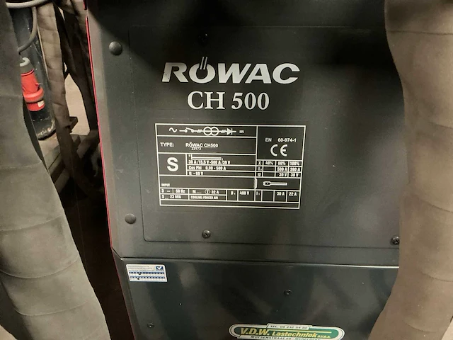 Rowac ch500 mig lasapparaat - afbeelding 3 van  5