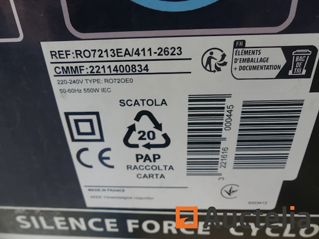 Rowenta huishoudelijke cycloon stofzuiger ro7213ea - afbeelding 4 van  4