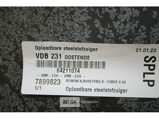 Rowenta rh9679wo x-force 8.60 oplaadbare steelstofzuiger - afbeelding 4 van  4