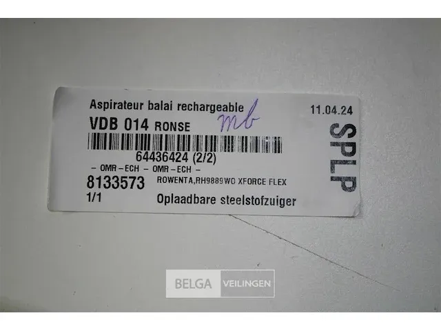 Rowenta rh9889wo xforce flex oplaadbare steelstofzuiger - afbeelding 6 van  7