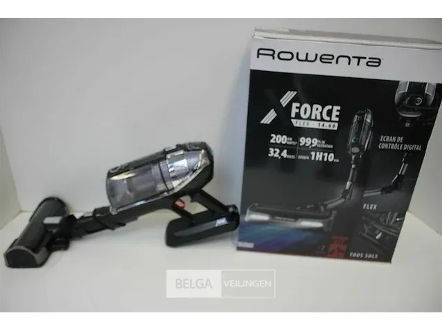 Rowenta rh9959wo x-force flex oplaadbare steelstofzuiger - afbeelding 1 van  5