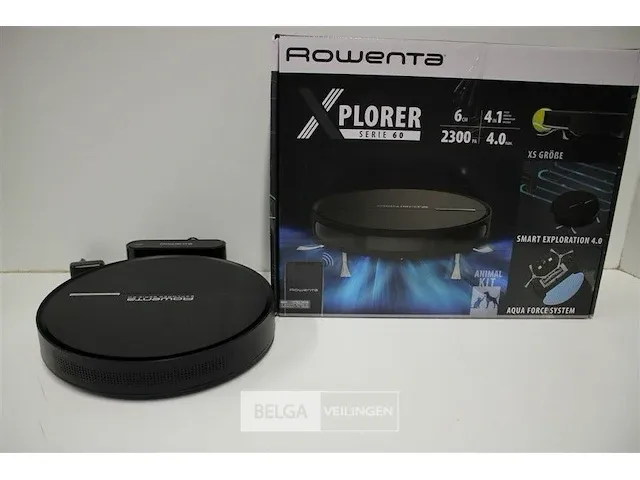 Rowenta rr7455wh serie 60 robot stofzuiger - afbeelding 1 van  5