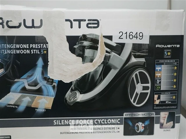 Rowenta silence force cyclonic stofzuiger - afbeelding 5 van  11