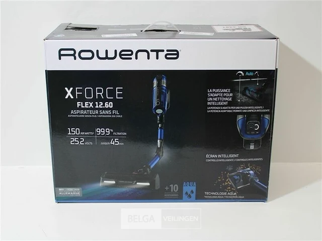 Rowenta x-force aqua rh98c0wo oplaadbare steelstofzuiger - afbeelding 8 van  8