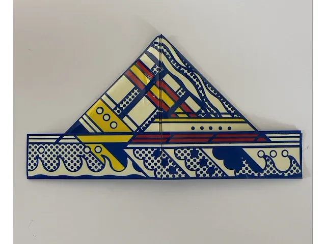 Roy lichtenstein - pop art hat / boat - afbeelding 1 van  2