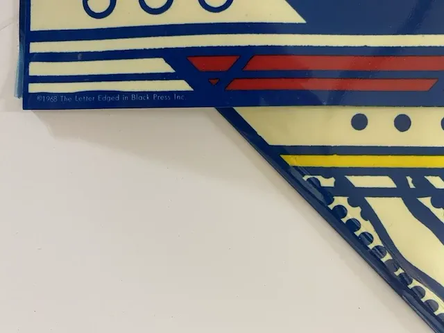Roy lichtenstein - pop art hat / boat - afbeelding 2 van  2