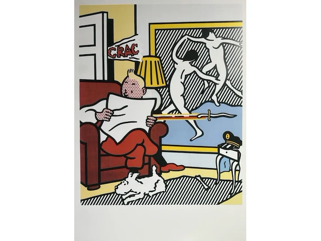 Roy lichtenstein - tintin - afbeelding 1 van  1