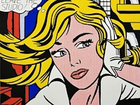 Roy lichtenstein - zeefdruk - afbeelding 1 van  1