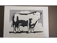 Roy lichtenstein bull profile series ed 150 ex - afbeelding 2 van  2