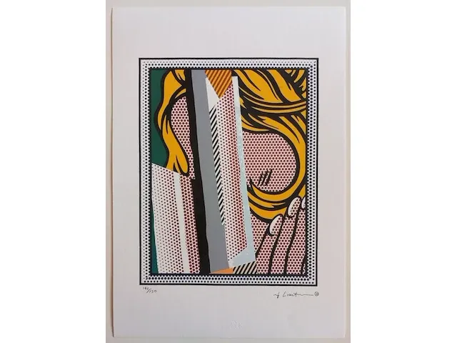 Roy lichtenstein – reflections on hair - afbeelding 1 van  1