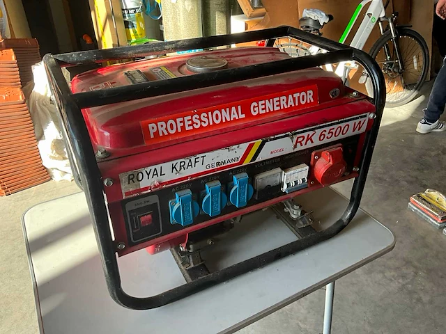 Royal kraft rk 6500w - stroomgenerator - afbeelding 2 van  2