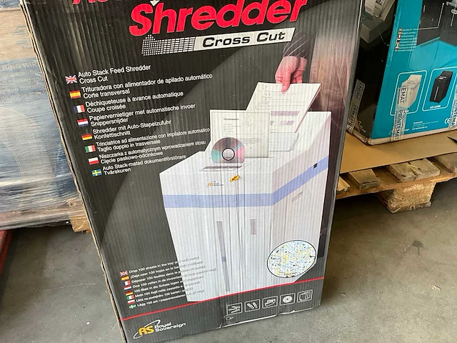 Royal saverign afs800 cross cut shredder papieren/documenten/cd's... - afbeelding 2 van  6