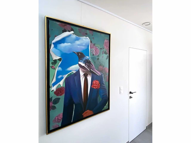 Royce - hommage aan magritte - olie op doek - afbeelding 4 van  13