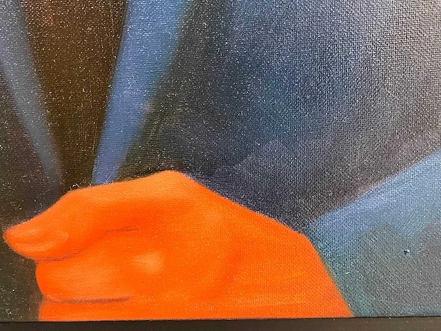 Royce - hommage aan magritte - olie op doek - afbeelding 12 van  13