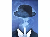 Royce - ode aan magritte 'sssst...' - olie op doek - 120x90 cm - afbeelding 9 van  12