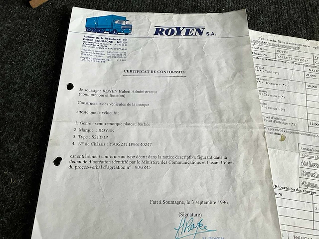 Royen s21t/1p oplegger - afbeelding 30 van  37