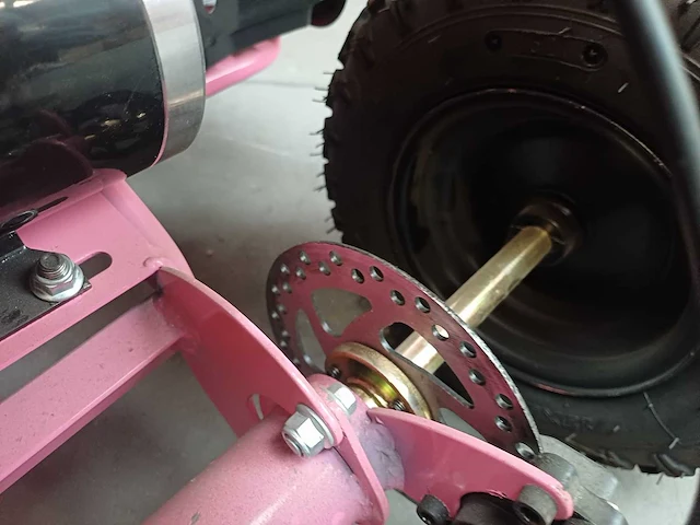 Roze kinder quad 800watt - afbeelding 6 van  14