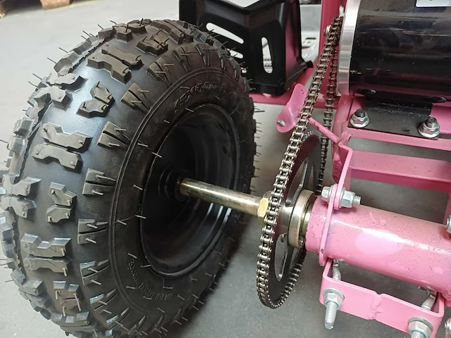 Roze kinder quad 800watt - afbeelding 10 van  14