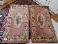 Roze tapijten 2 stuks 138x72cm - afbeelding 1 van  3