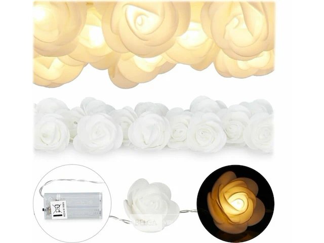 Rozen lichtketting - afbeelding 3 van  7