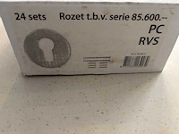 Rozet - 85600 - deurbeslag (192x) - afbeelding 2 van  4