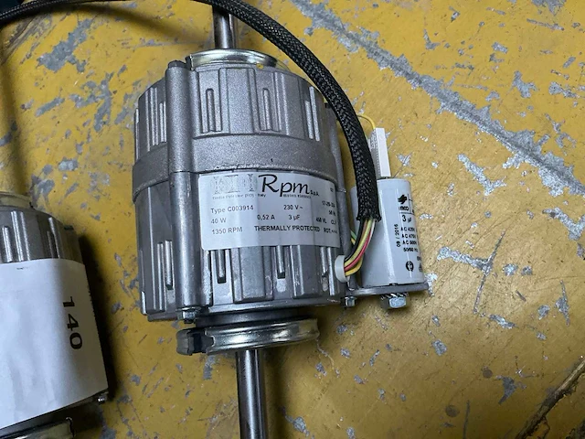 Rpm c003914 elektromotor voor ventilatiesystemen (2x) - afbeelding 2 van  4