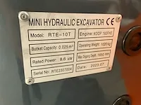 Rte - 10t - minigraafmachine 1000kg rte-10t - afbeelding 10 van  18