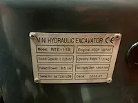 Rte - 11b - minigraafmachine 1100kg rte-11b - afbeelding 10 van  18