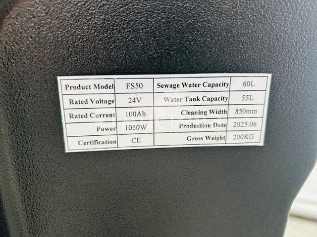 Rte - 2025 - fs50 - vloerschrobzuigmachine - afbeelding 4 van  21