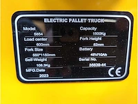 Rte - 5854 - elektrische palletwagen - 2024 - afbeelding 11 van  13