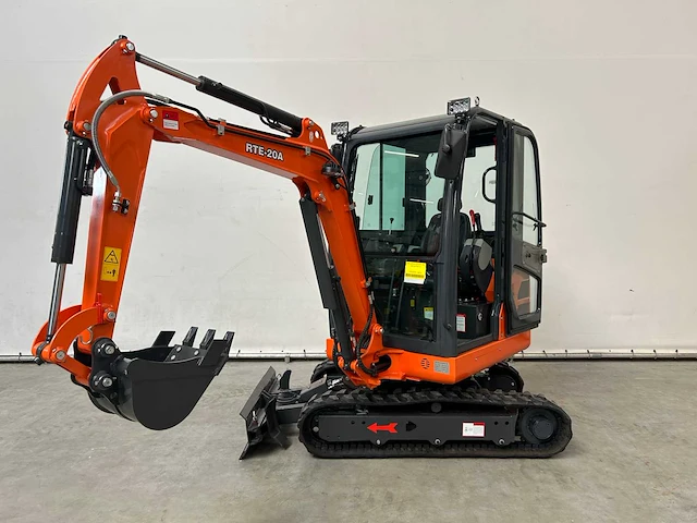 Rte - cx20a - minigraafmachine kubota euro 5 met cabine - 2024 - afbeelding 11 van  33