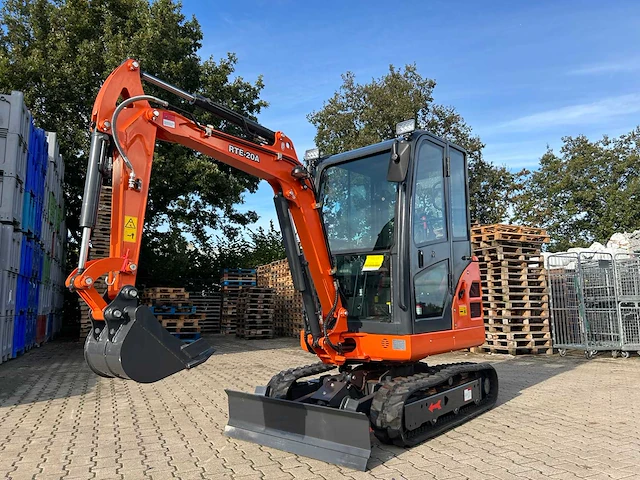 Rte - cx20a - minigraafmachine kubota euro 5 met cabine - 2024 - afbeelding 1 van  33