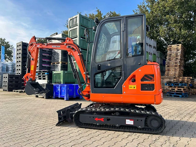 Rte - cx20a - minigraafmachine kubota euro 5 met cabine - 2024 - afbeelding 19 van  33