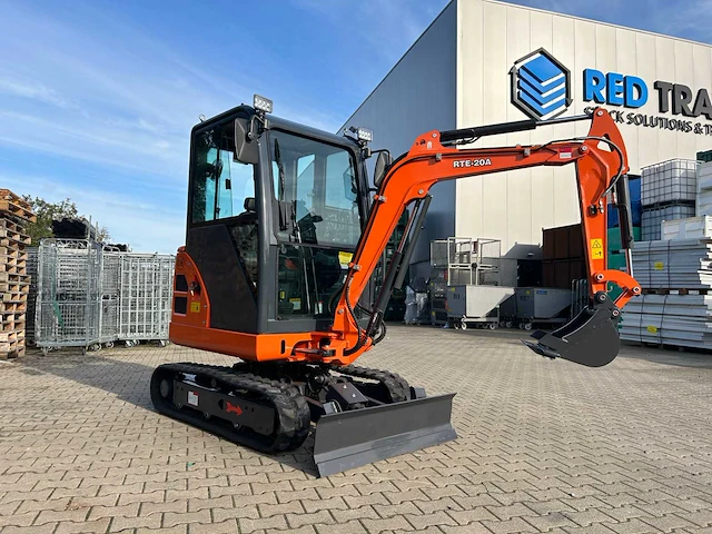 Rte - cx20a - minigraafmachine kubota euro 5 met cabine - 2024 - afbeelding 20 van  33